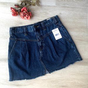 NWT Free People Saratoga Blue Denim Skirt